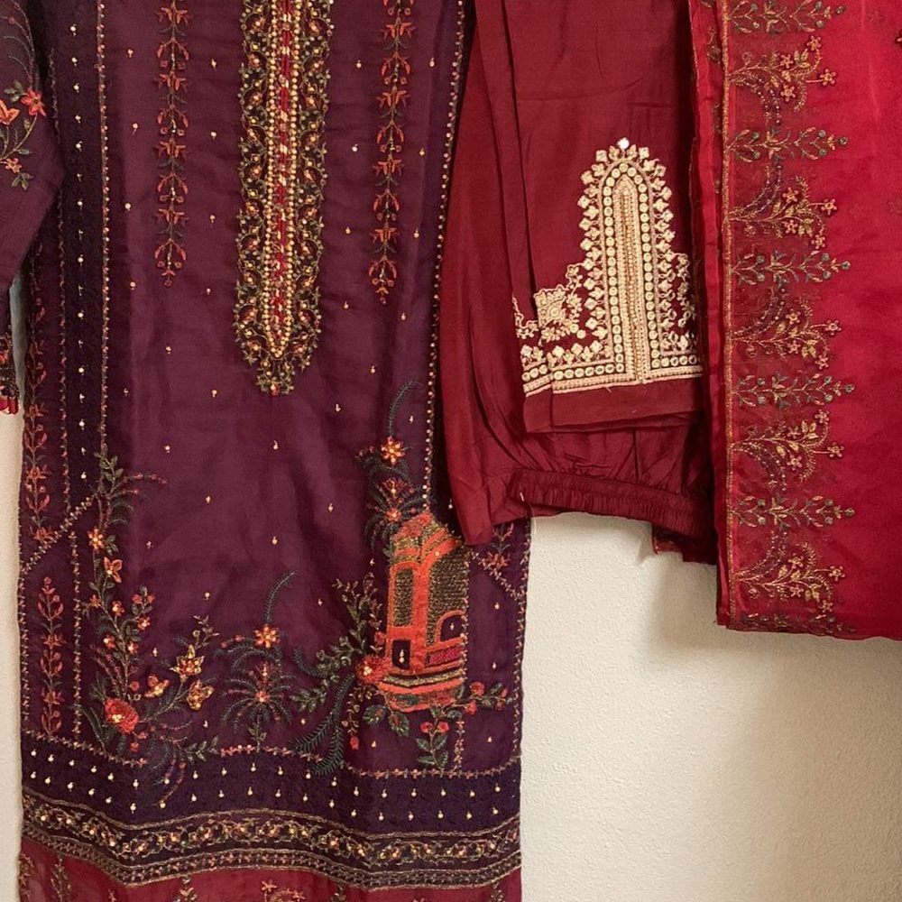 BRAND NEW BIN SAEED 3 piece formal dress pakistani indian,SADABAHAR brand bottom